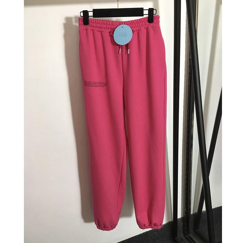 

Summer Women Two Piece Set Women Tracksuits Solid Color T-shirts + Pants Elastic Waist Sweat-shirt
