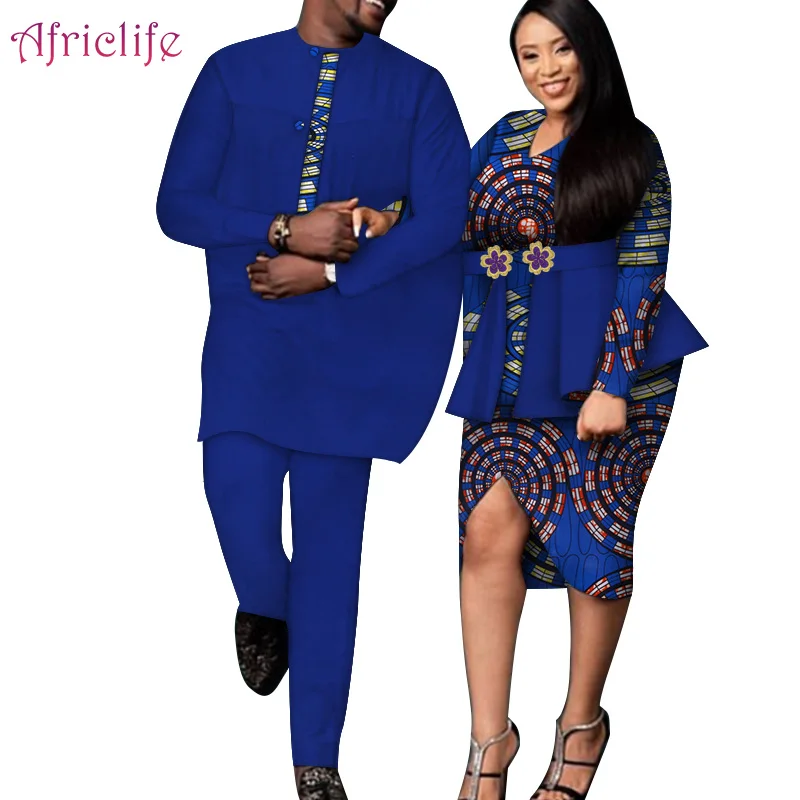 Традиционная африканская одежда для пар на осень и весну свадебные платья