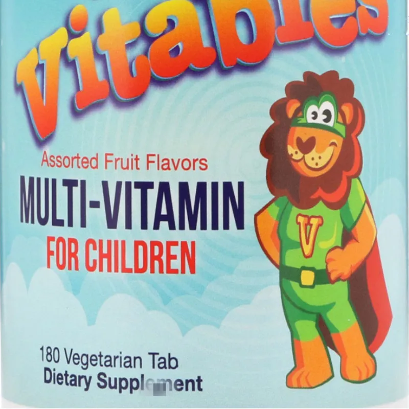 Children s vitamin vegetarian chewable tab, fruit flavor, 180 tab