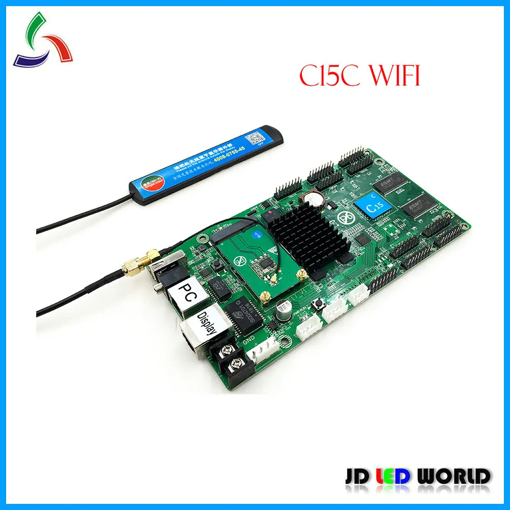 HUIDU C15C/C15C wifi/C15C 4G асинхронный RGB полноцветный видео светодиодный дисплей
