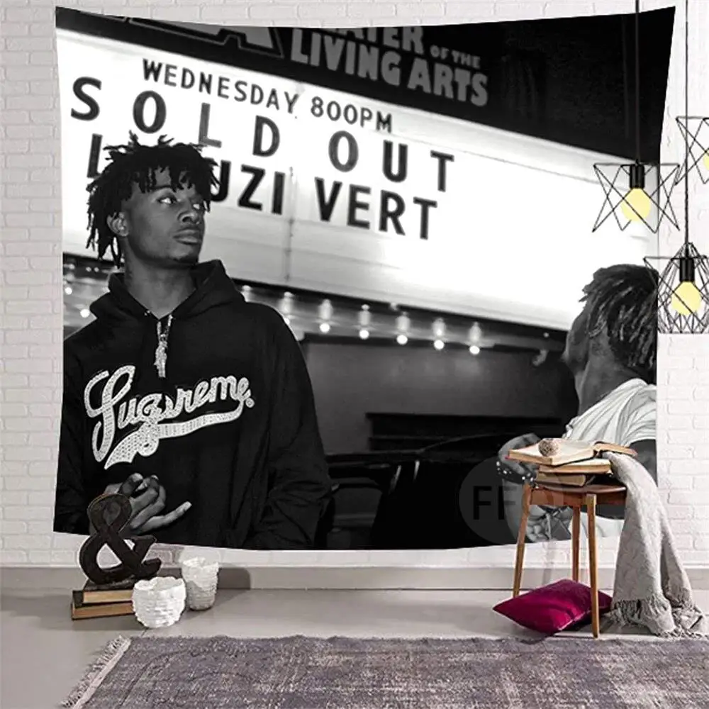 

Гобелен Gyaiaer Uzi и Carti, гобелен из бутика, хиппи, эстетическое украшение комнаты, гобелены, фоновая ткань, украшение для спальни