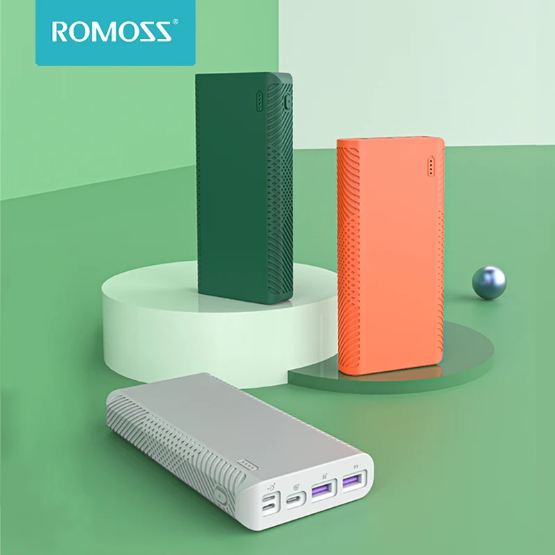 

Soft Silicone Protective Case Cover for ROMOSS Sense 8+ 30000mAh Zeus 40000mAh Power Bank Anti-skid Battery Charger Cases