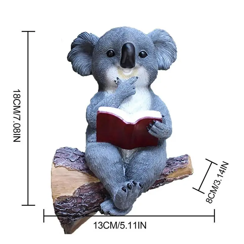 Полимерная лампа Koala на солнечной энергии фигурка садовая статуя скульптура