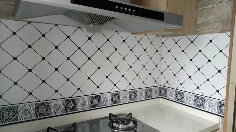 Самоклеющиеся черные обои наклейки на талию стену окна мозаичные плитки