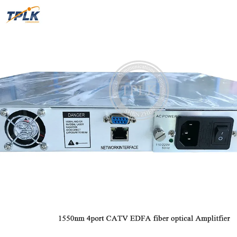 Лучшая цена 1550nm CATV WDM EDFA 4 порта 16/20/24 дБм высокая мощность волоконно-оптический усилитель 1U 4 EDFA порты 16/20/24 дБм