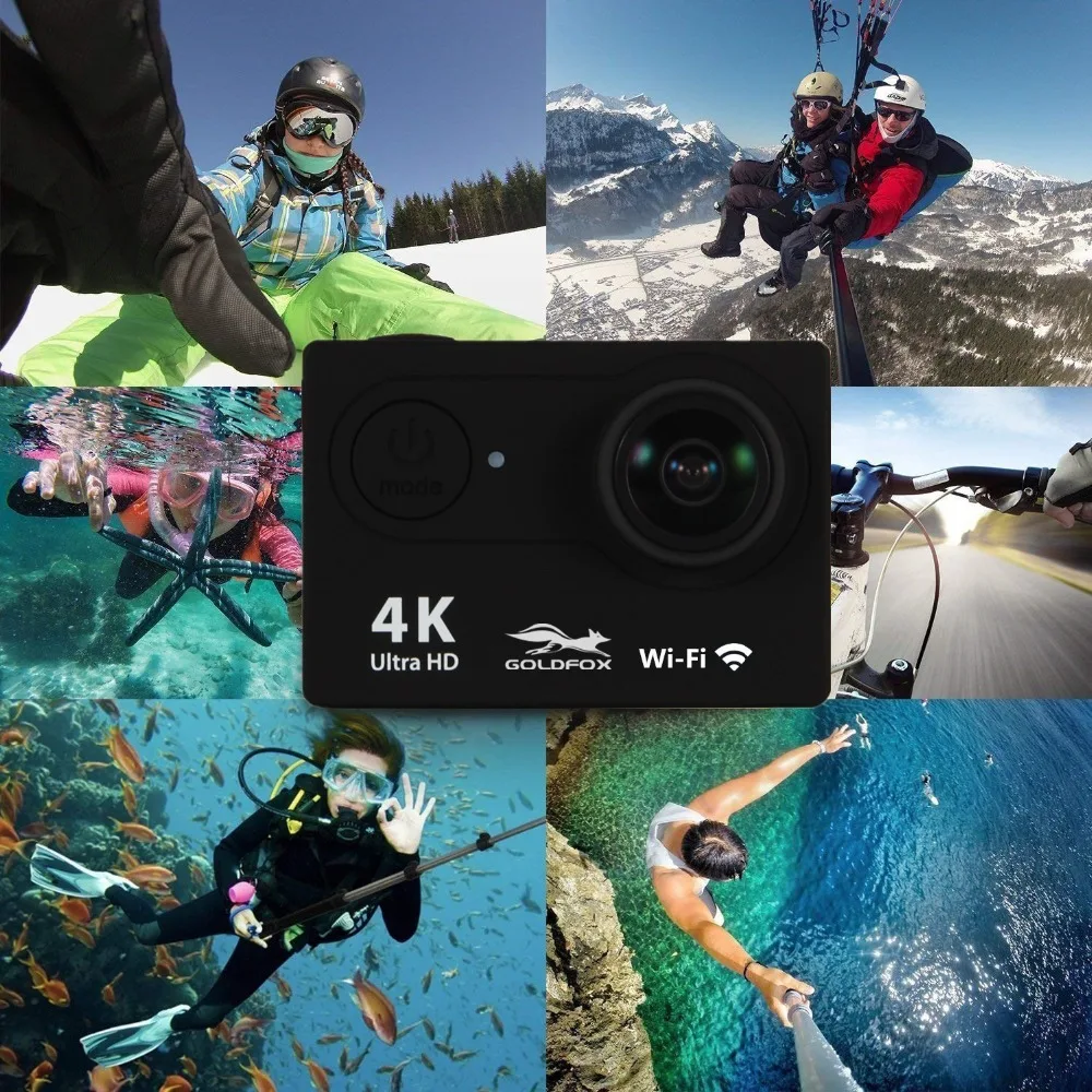 Продажа Экшн-камера H9R Ultra HD, 4K, Wi-Fi, 2,0 дюйма, 170D, водонепроницаемая камера для шлема, Спортивная камера с дистанционным управлением