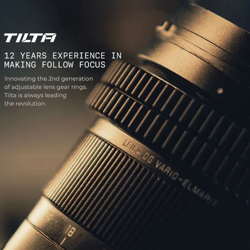 Бесшовное зубчатое кольцо Tilta с поворотом на 360 ° 46 5-80 для камер SONY CANON NIKON PANASONIC SLR