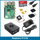 Комплект S ROBOT Raspberry Pi 4 Model B, ОЗУ 1 ГБ, 2 ГБ, 4 Гб, чехол, радиатор, карта SD 64 ГБ, Micro HDMI, штепсельная Вилка для RPi 4 RPI6