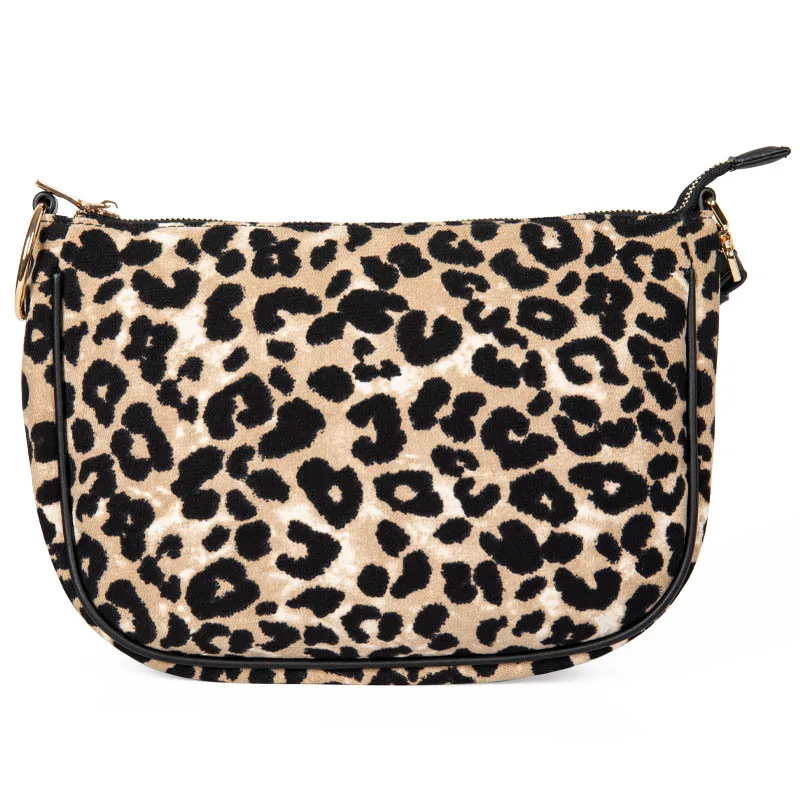 

Designer Bag Women's Messenger Bag Shoulder Bag Leopard Canvas Small Square Bag
