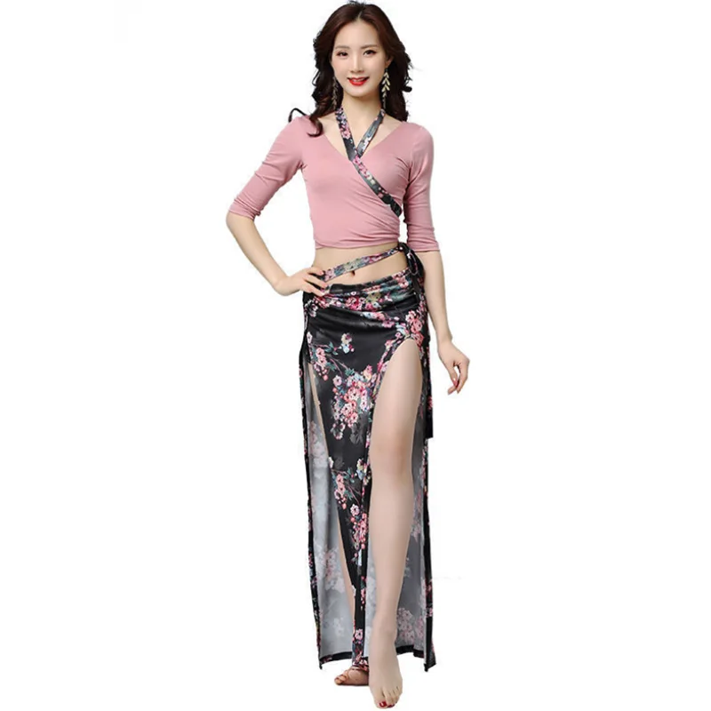 

Женский костюм для танца живота, откровенный костюм для танца живота, блузка из вискозы