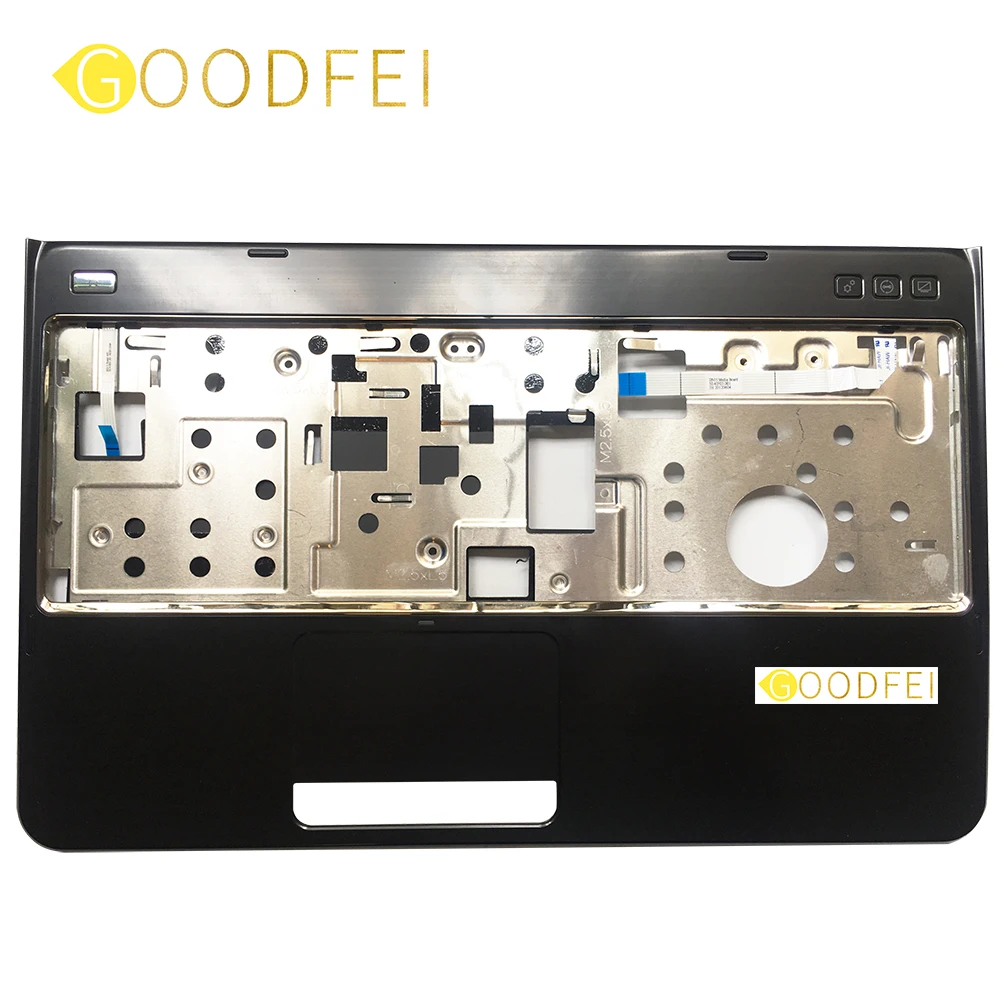 

Новинка Подлинная для DELL Inspiron 15R N5110 M5110 M511R Упор для рук клавиатура Безель верхняя C крышка верхний Чехол черный
