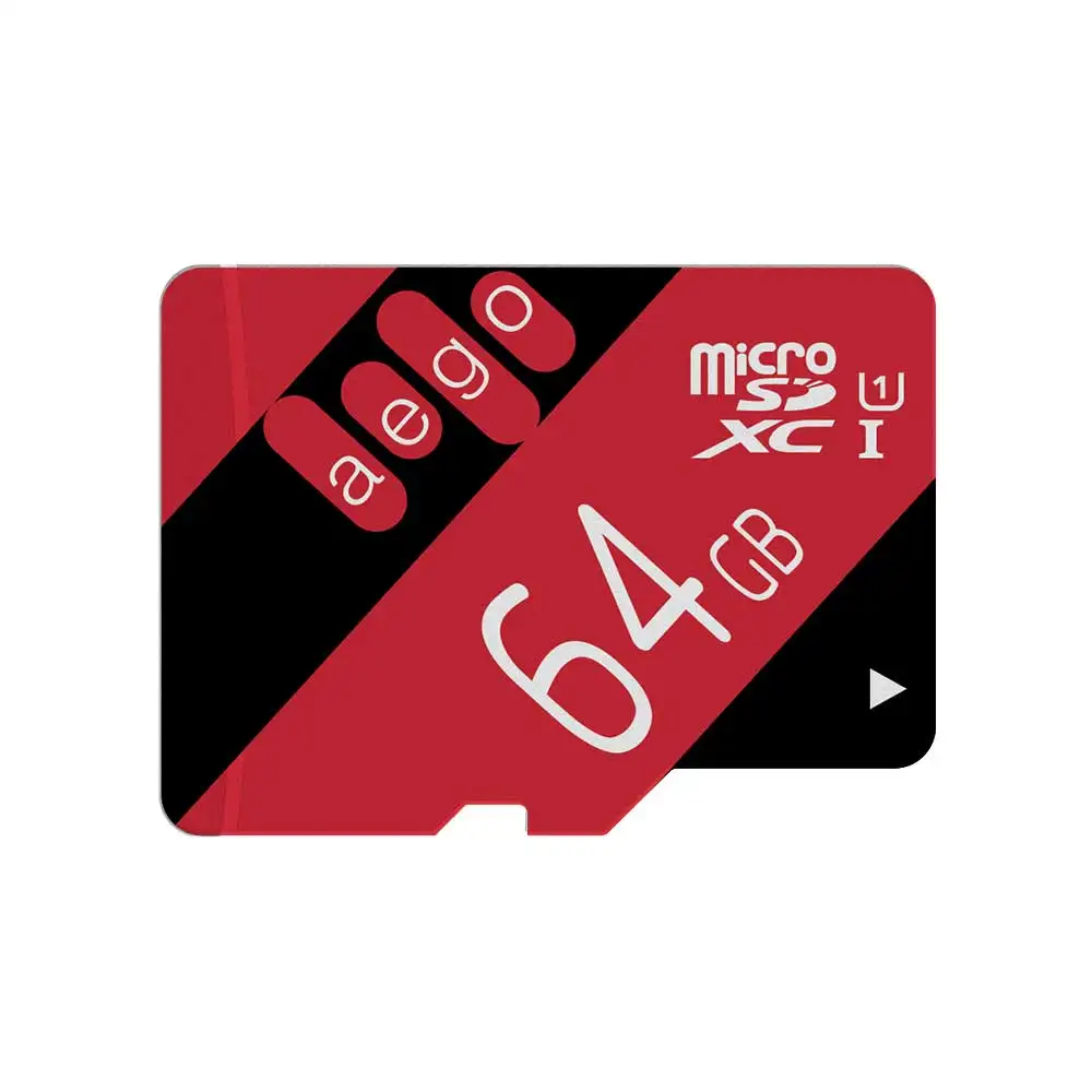 U1 64GB AEGO Micro SD 32 Гб Класс 10 флэш-карта 8 Гб/16 Гб/64 Гб/128 Гб UHS-1 Micro SD карта TF карта для смартфона планшета камеры - Емкость: U1 64GB