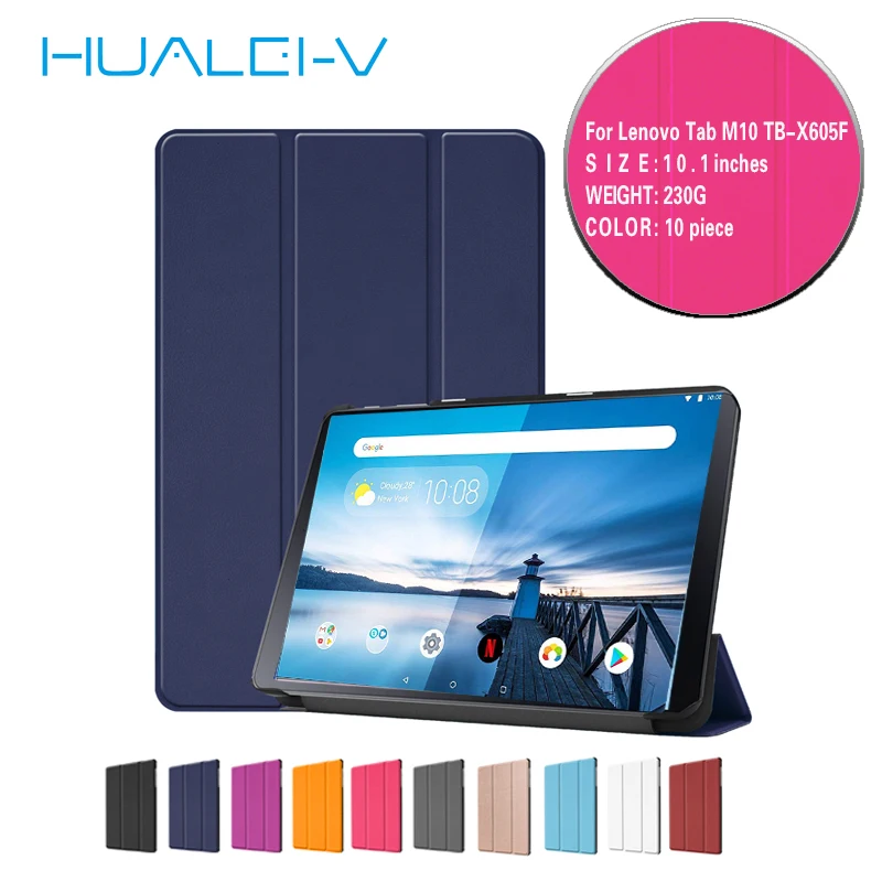 Для lenovo tab M10 TB-X605F TB-X605L TB-X505F Авто Режим сна/Пробуждение чехол с Alexa Дисплей Кожа для lenovo tab M10 чехол для планшета