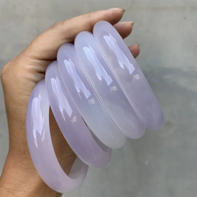 

Отправьте сертификат, натуральная яркость, реальная Женская исцеляющая бижутерия, сертифицированная фиолетовая Нефритовая драгоценность