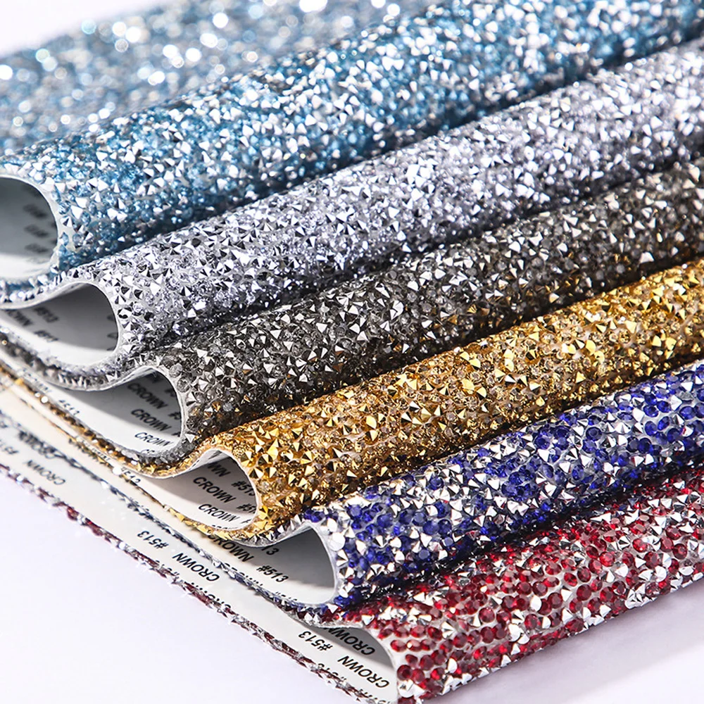 

Crystal Frosted Stickers Glitter Shoes Phone Case Wedding Dress Car Rhinestones Decoration DIY Clothing Sewing Accessories