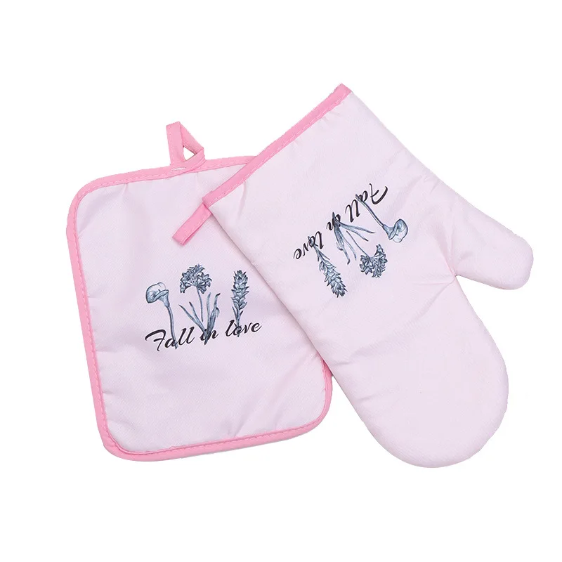 Перчатки термостойкие для микроволновки прихватки кухни утолщенные перчатки