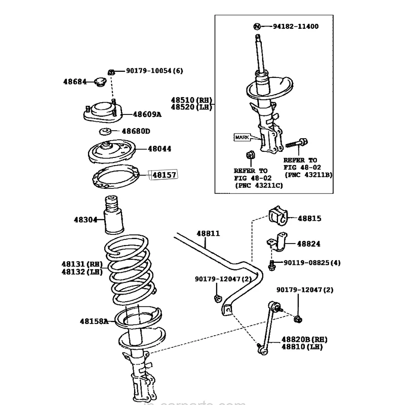 Резиновое кольцо для автомобильного амортизатора передняя Верхняя пружина