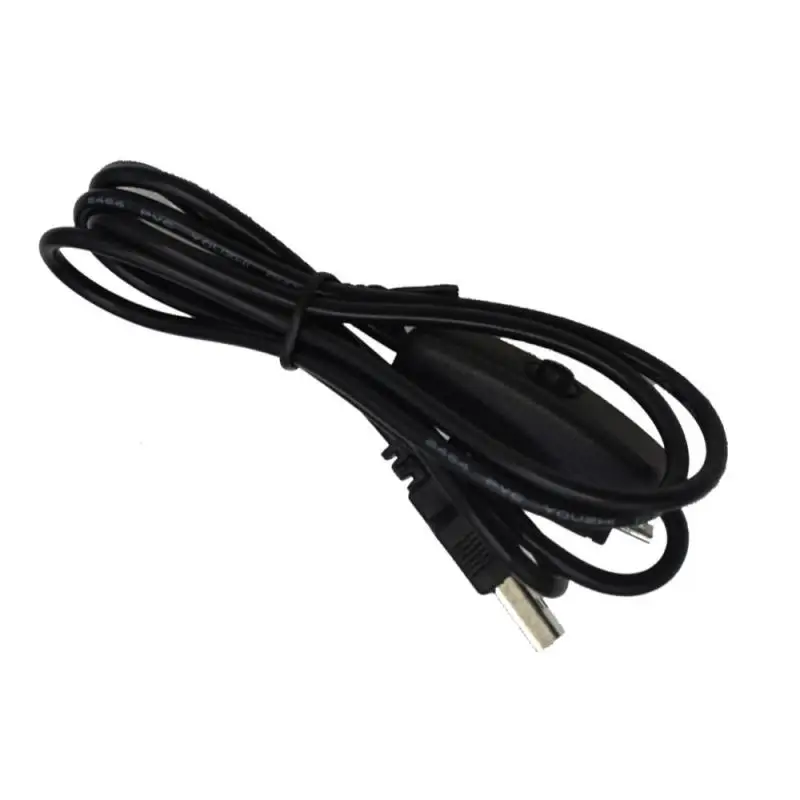 В наличии! Кабель Micro USB с кнопкой включения/выключения питания 3 поколения Raspberry Pi