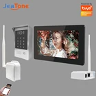 Беспроводной видеодомофон Jeatone, дверной звонок с Wi-Fi и камерой, двухсторонний цифровой IP-видеодомофон