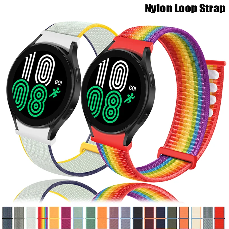 Нейлоновая петля для Samsung Galaxy Watch 4 classic спортивный ремешок смарт-часов 46 мм 42