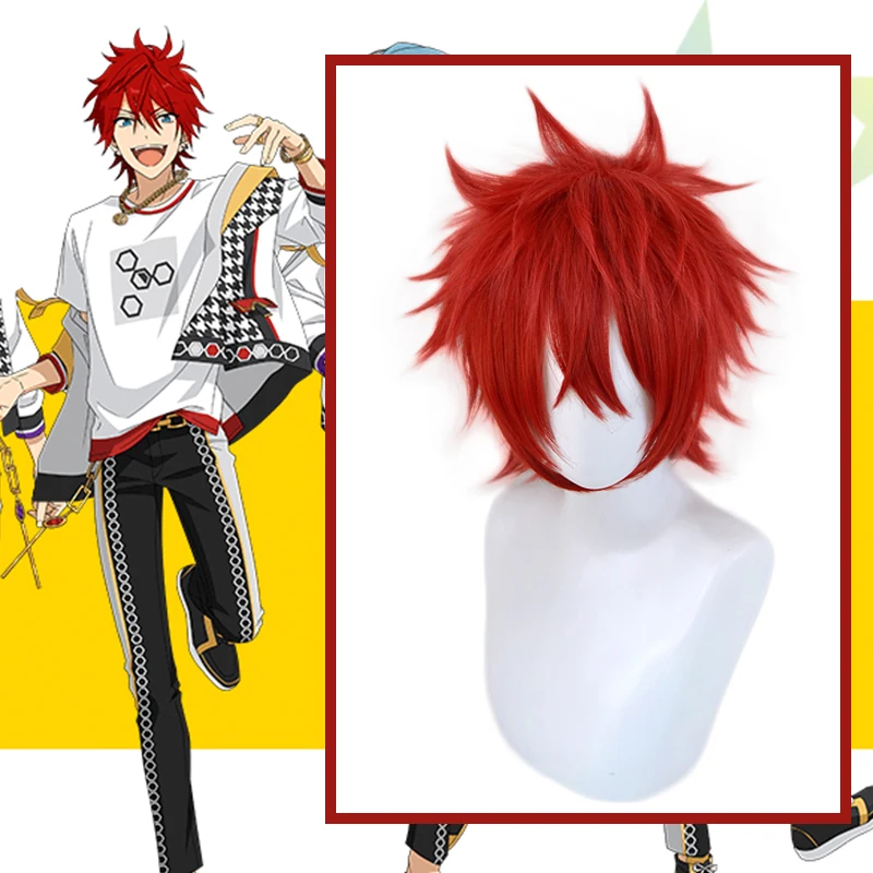 Игра Ensemble Stars Косплэй парики Amagi Rinne парик ES Crazy B термостойкие из искусственных