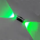 Светодиодный настенный светильник с двойной головкой, уличная Водонепроницаемая садовая лампа для стен, комнатный коридор, спальни, гостиной, светильник щение из алюминия