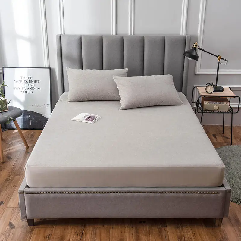 Наматрасник водонепроницаемый из махровой ткани 200x230 см | Дом и сад