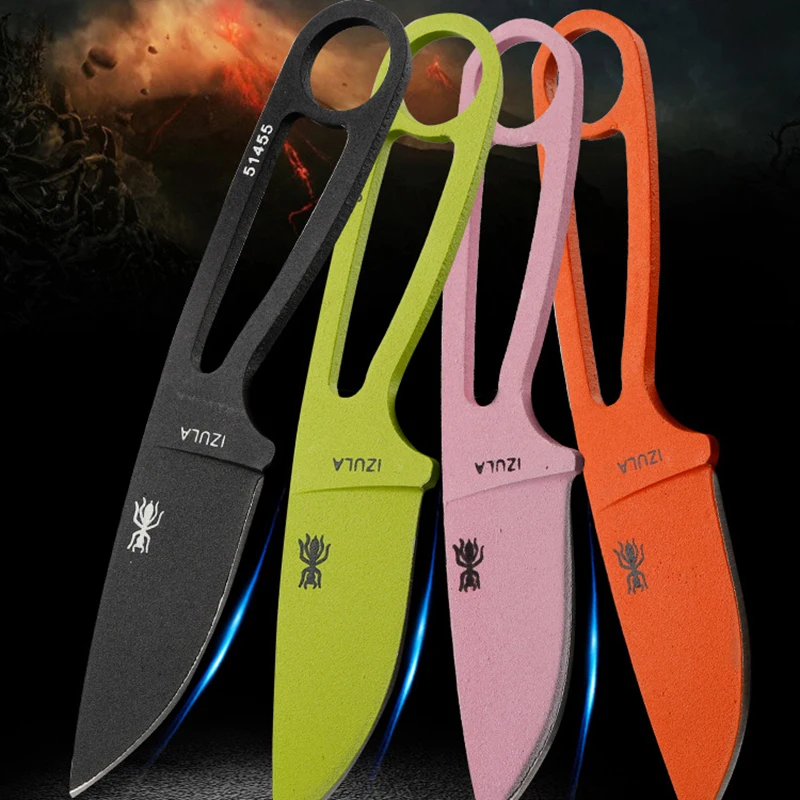 Нож CS COLD Ant IZULA с фиксированным лезвием Прямые ножи карманные для охоты и