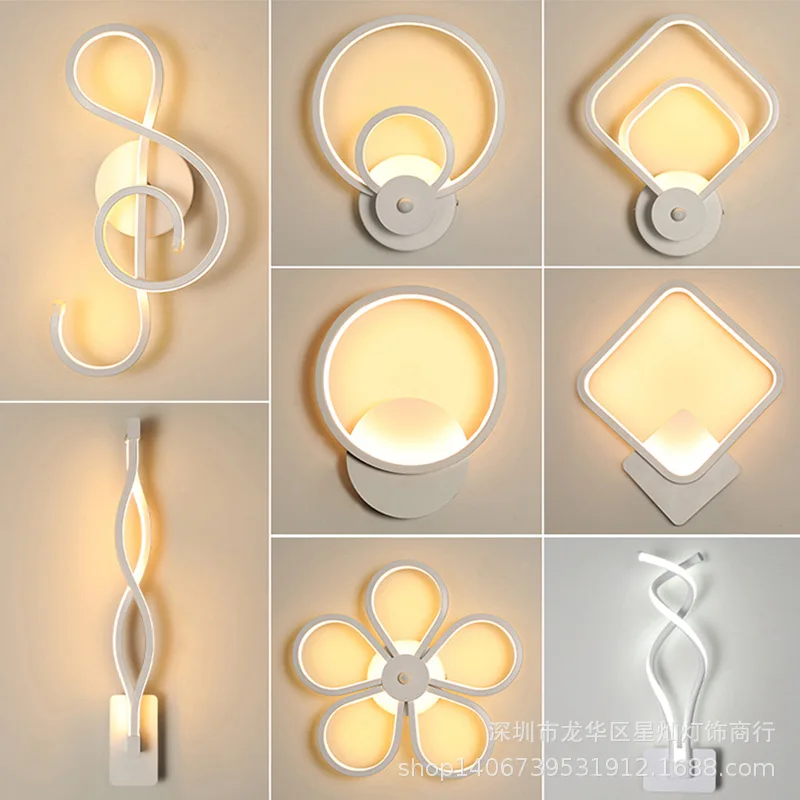 

nordice stone glass ball rope dining room corridor wall lamp luminaria de parede wall lights for home wall lamp