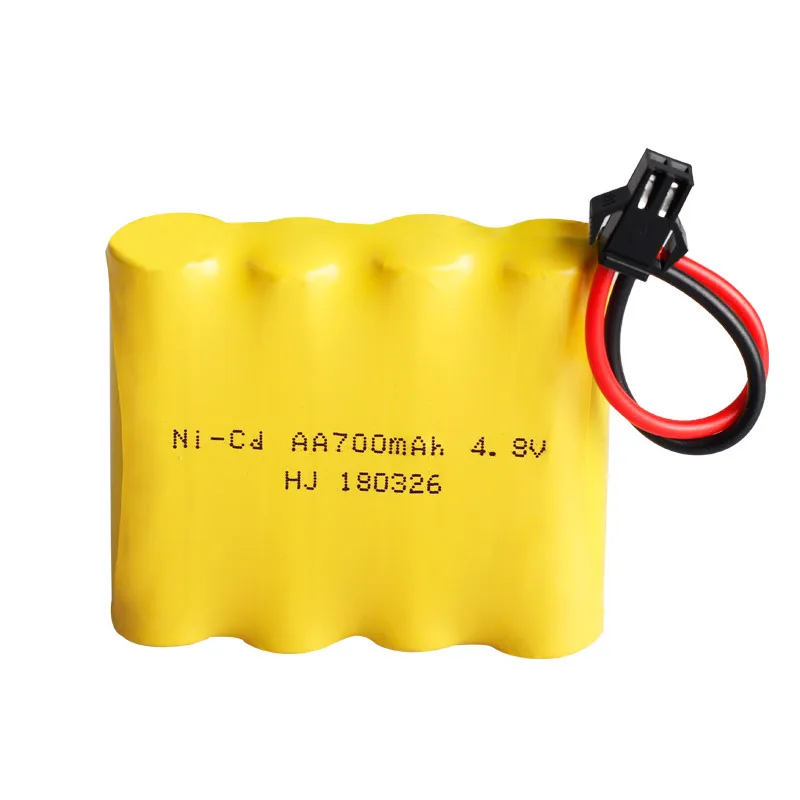 

MasterFire Original Ni-cd AA 700mah 4.8V Battery For Rc toys Cars Tanks Robots Boats Guns Rechargeable 4* AA Batteries Pack