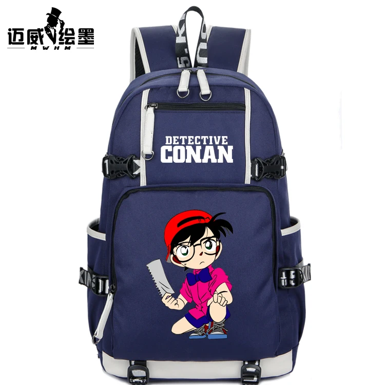 Рюкзак для косплея детектива Конана из мультфильма школьные сумки на плечо