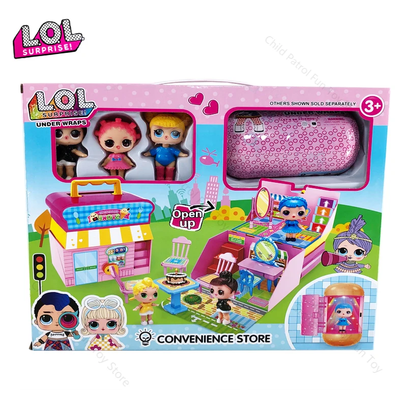 Куклы LOL Surprise набор игрушек сделай сам игровой домик куклы игры для детей капсулы
