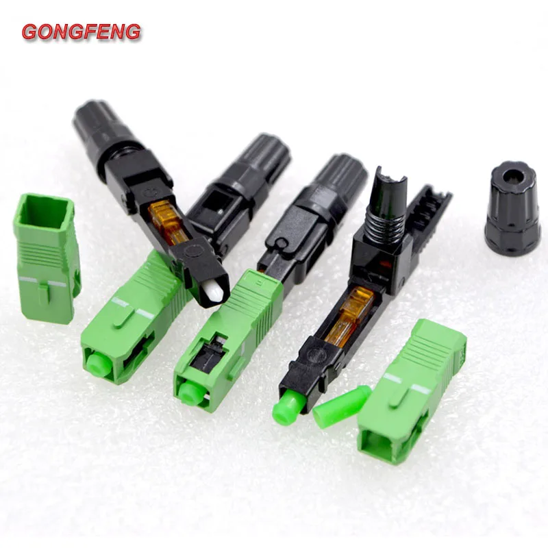 GONGFENG 200 шт. Новый FTTH волоконно-оптический Быстрый коннектор используемый кабель