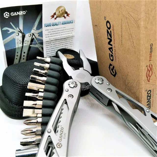 

26 In 1 Outdoors Hunting Stainless Multitools EDC G202 G202B Folding Multi Plier Tool Portable Knife Hand Tools Sets