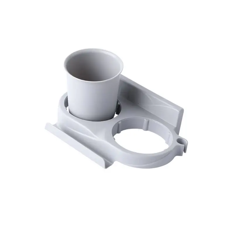 Настенный держатель для волос пластиковый фен с двойным отверстием | Бытовая