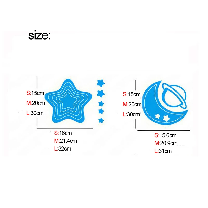 Водонепроницаемые настенные наклейки с мультяшными звездами для детской