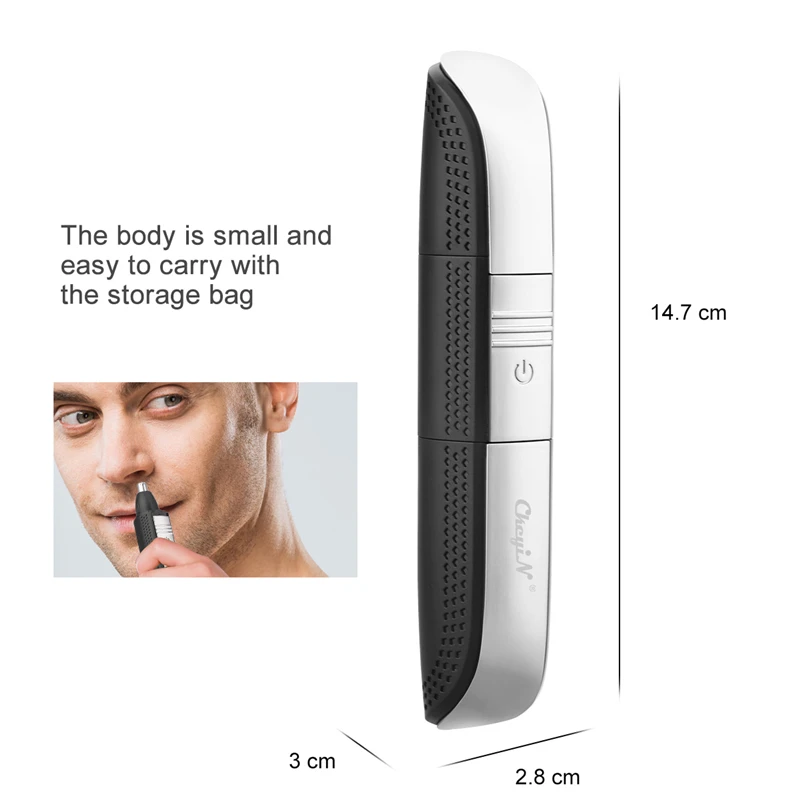 

3 In1 Electric Nose Ear Trimmer Led Shaver Rechargeable Hair Removal Ear Eyebrow Trimer Shaving Machine Face Care