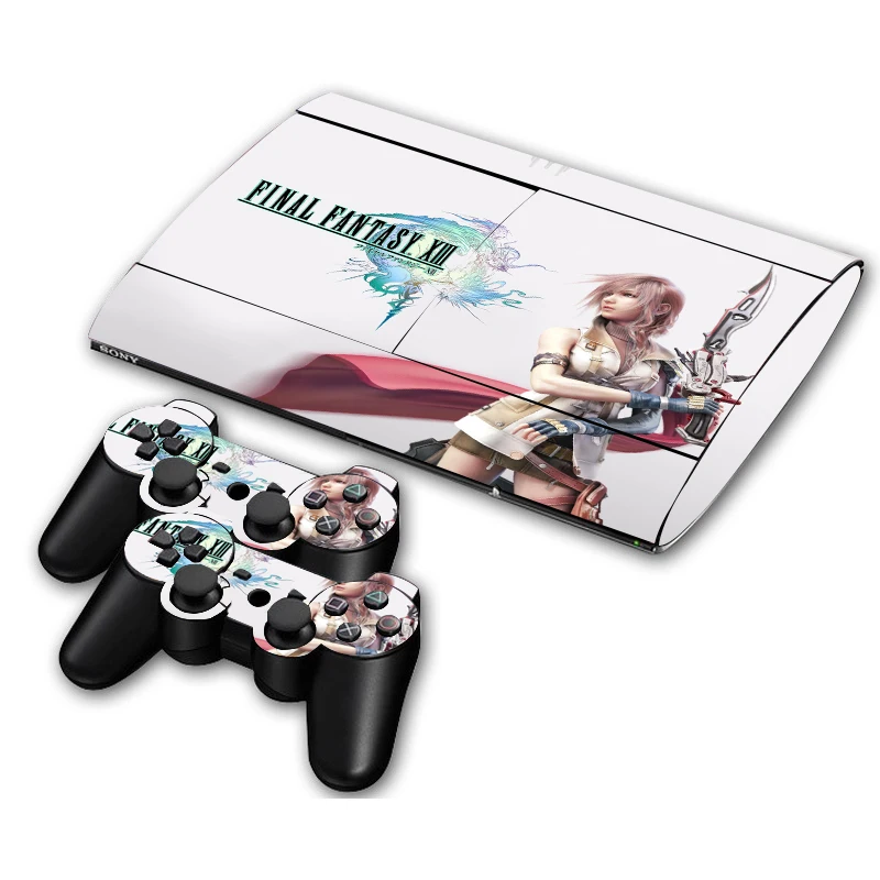5 Наклейка для PS3 Slim Playstation 3 игровая консоль Skin Slim+ 2 шт скины для PS3 Slim контроллеры аксессуары - Цвет: 5