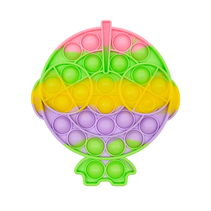 

50pcs/lot Push Pops Bubble Sensory Toy Autism Needs Squishy Stress Reliever Toys Adult Kid Funny Anti-stress Pops It Fidget