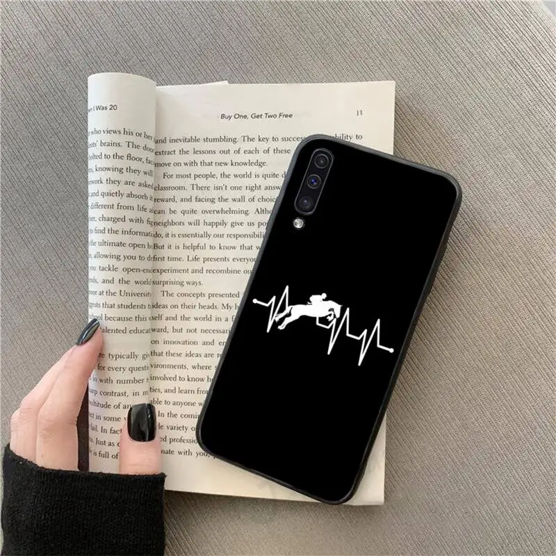 

Horse Pony Horse Heartbeat line Phone Case For Samsung galaxy S 9 10 20 A 10 21 30 31 40 50 51 71 s note 20 j 4 2018 plus