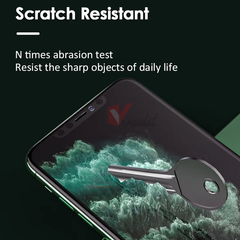 1-3Pcs Anti-blue Frosted Tempered Glass for iPhone 12 11 13 Pro Max Mini Screen Protector for iPhone X XS Max XR Matte Glass