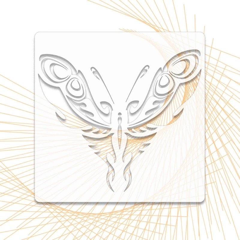 

9Pcs Children DIY Painting Stencil Classic Cartoon Butterfly Painting Stencils