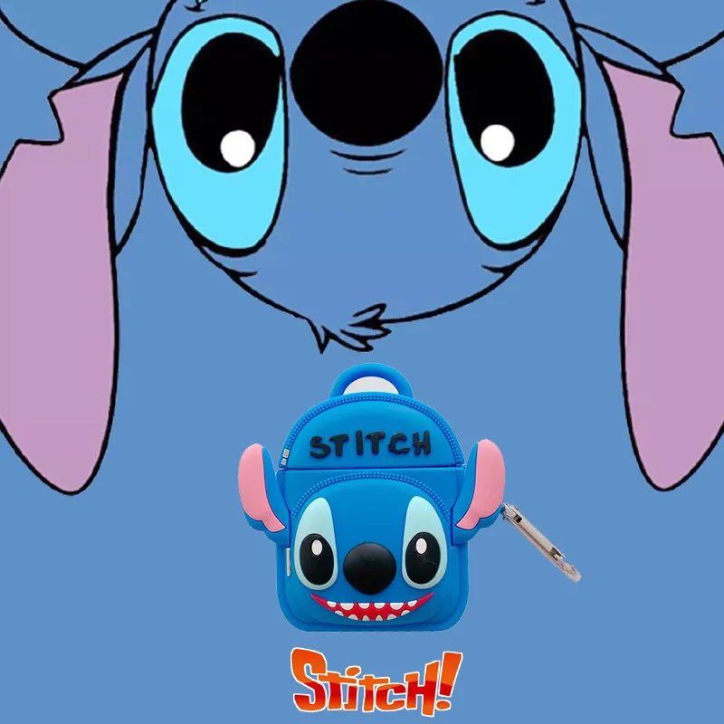 Чехол Disney Stitch для 2021 Airpods 3 защитные беспроводные наушники Bluetooth AirPod 1/2 зарядный