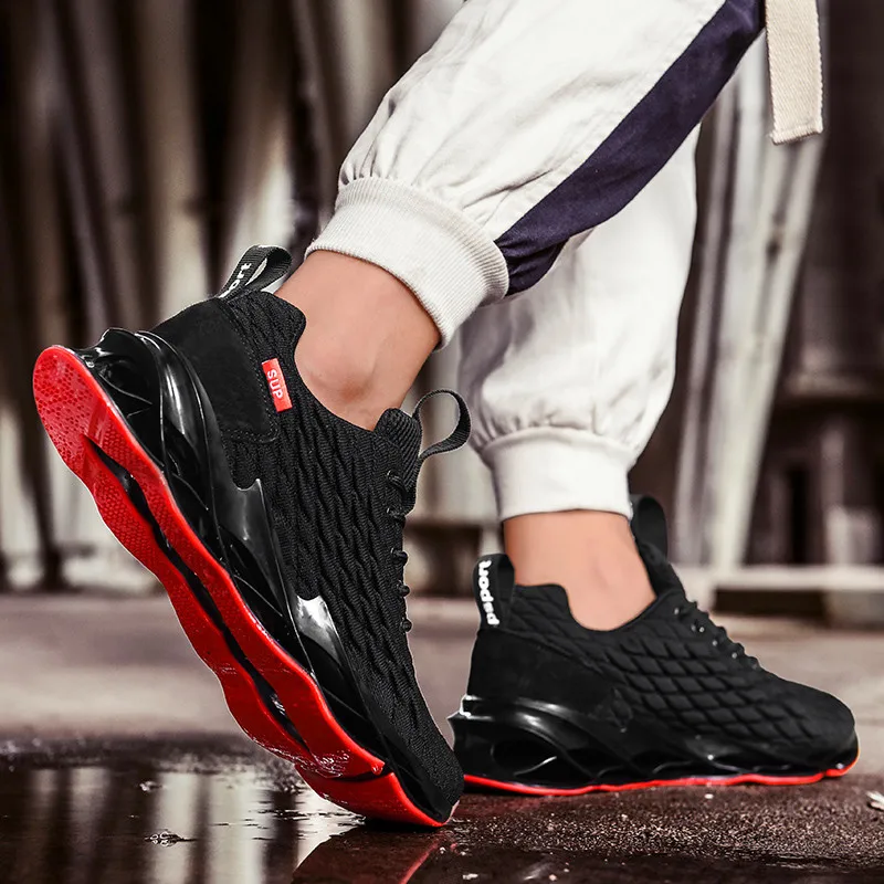 Men's super explosion shoes TPU cushioning speed running basketball competitive flat men's casual large size | Обувь