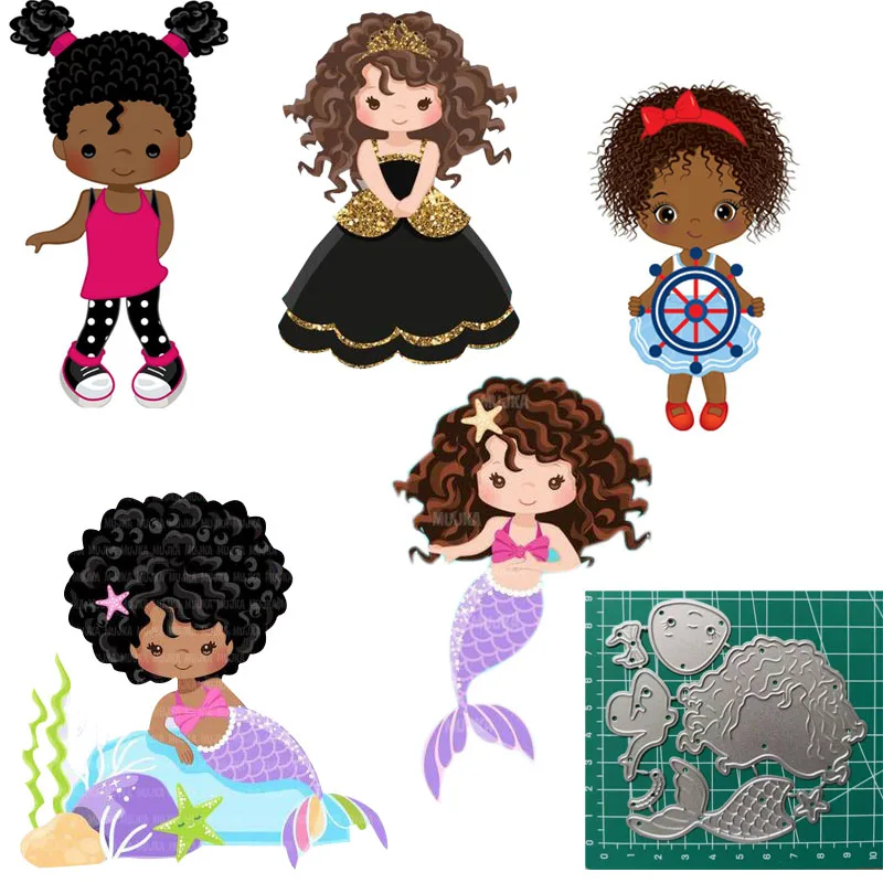 2019 рождественские металлические высечки принцессы для девочек изготовления