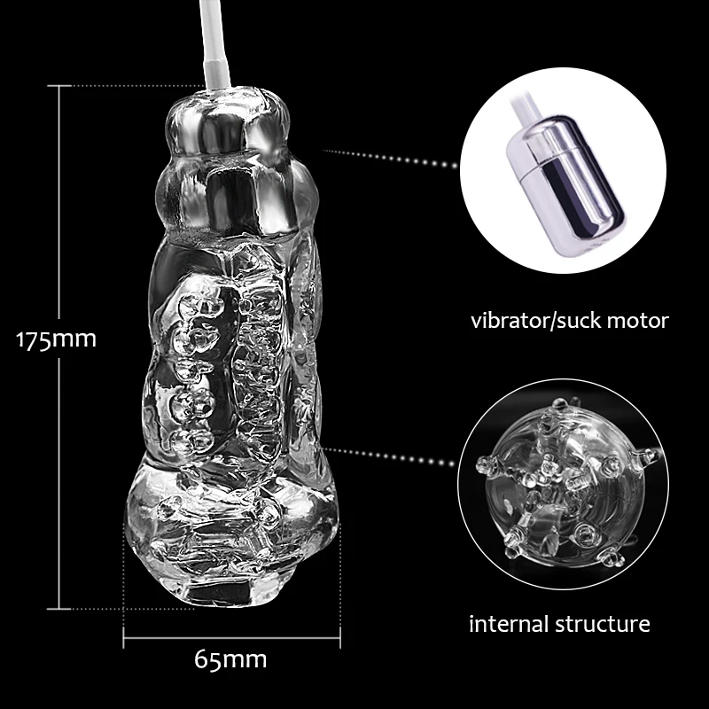 Мужской мастурбатор секс игрушки Электрический Мощный вибратор для мужчин