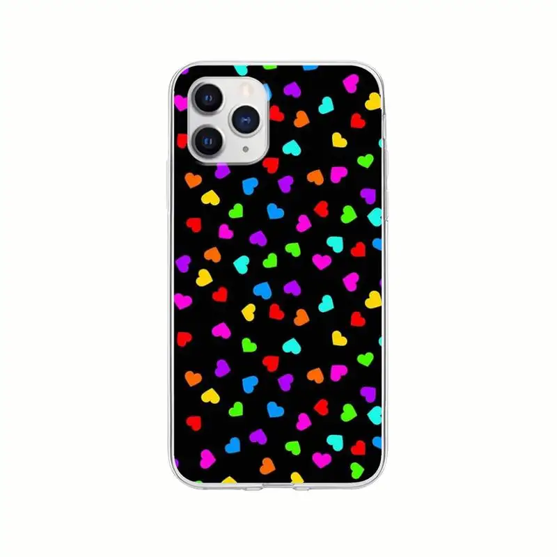 

Men Creative Design Polka Dot Transparent Phone Case Clear Cover For Iphone 11 12 Pro Max 5s 6s 7 8 Plus X Xr Xs Max Se 2020