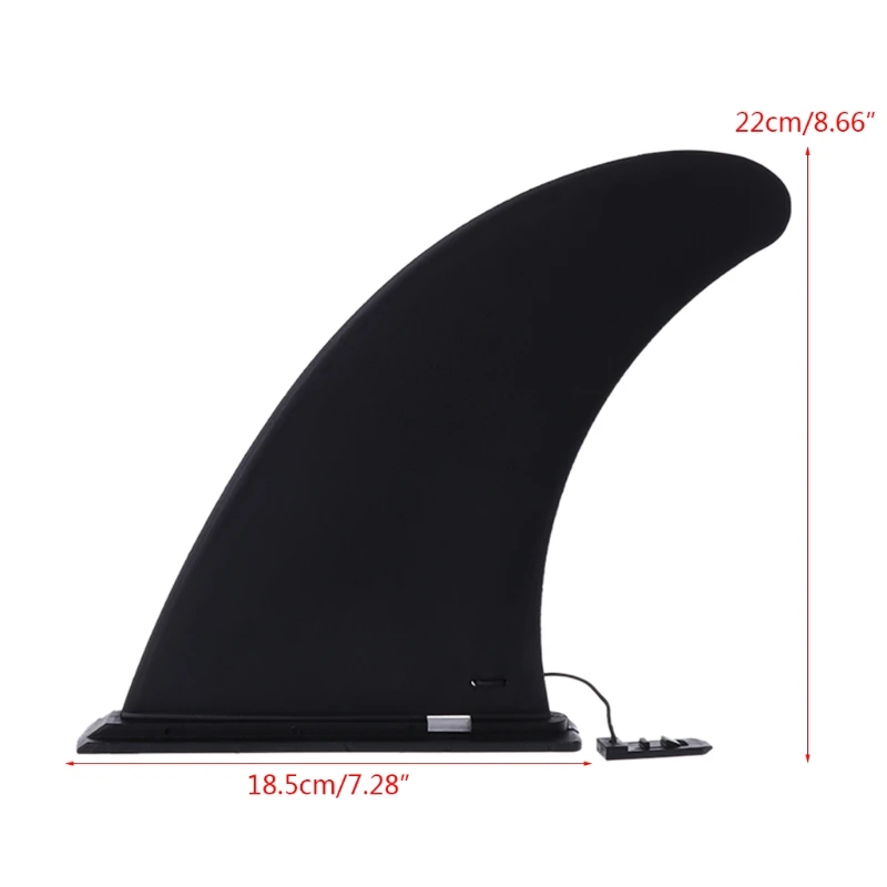 

Black Nylon Surfboard Fins Buckle Type Canoe Paddle Board Aquaplane Center Surf