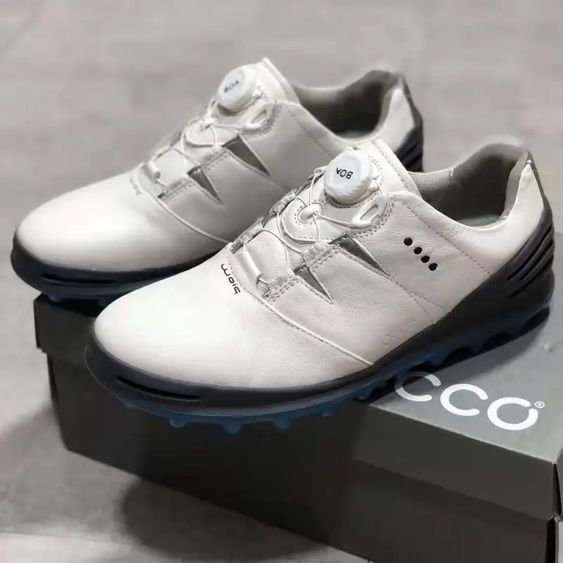 Кроссовки мужские из натуральной кожи роскошная весенняя обувь для гольфа с