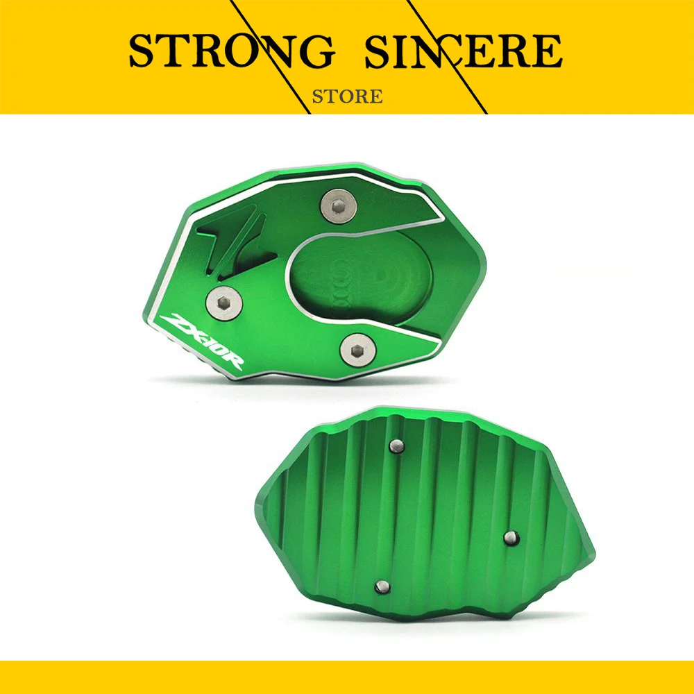

Motorcycle Side Stand Enlarge Plate Kickstand Extension For Kawasaki ER6N ER6F ER-6N ER-6F